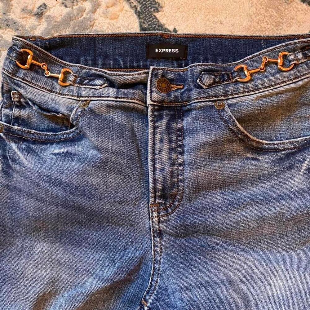 Express blue flare vintage 70s jeans - Picture 5 of 5